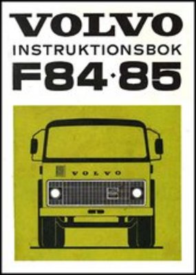 Product picture Instruktionsbok Volvo F84 F85 